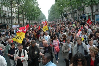 Manifestacio por la pensioj - Parizo, 22a de majo 2008